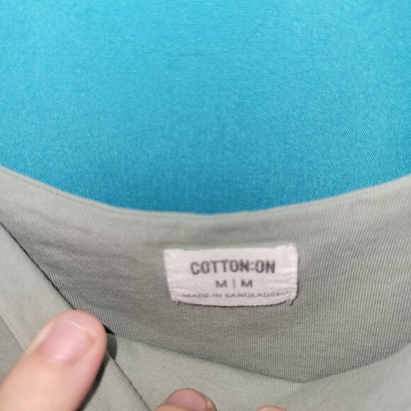 Cotton On Womens Beige Crop Tank Top Medium - Picture 4 of 6